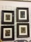 Lot of 4 Framed & Signed Paintings on Canvas
