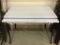 Black & White Porcelain One Drawer Table