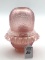 Pink Fenton Iridescent Fairy Lamp