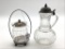 Lot of 2 Including Antique Syrup Pitcher w/ Pewter