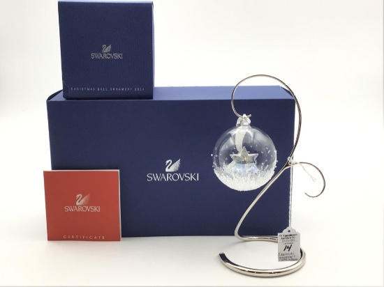 Swarovski Crystal Ball Ornament-2014