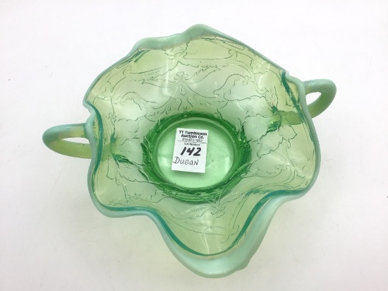 Dugan Green Diamond Maple Leaf Bonbon