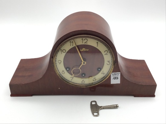 Germany Keywind Mantle Clock w/ Key