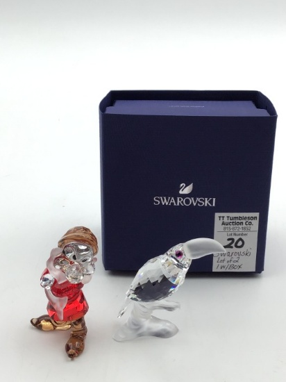 Lot of 2 Swarovski Crystal Pieces Including