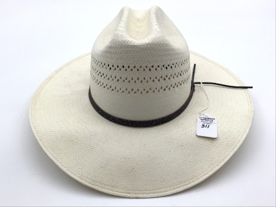 Western Straw Style Hat-Size Medium