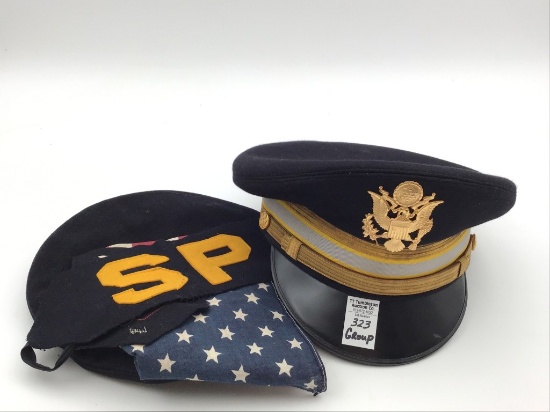 Group Including  Military Hat. US Navy Hat,