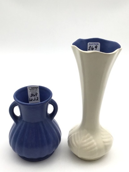 Lot of 2 Pottery Pieces Including 10 Inch