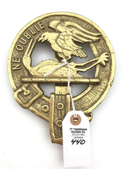 Brass Scotish Door Knocker (6 X 7)