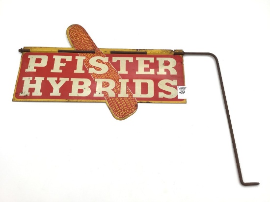 Dbl Sided Pfister Hybrids Sign w/