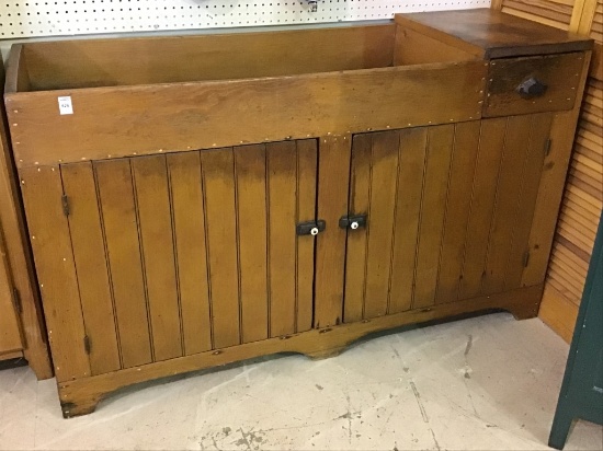 Very Nice Primitive Dry Sink w/ One Small Drawer
