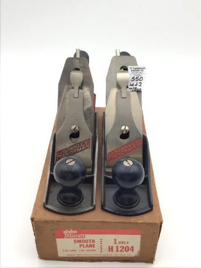 Lot of 2 Stanley Handyman Wood Working Planes