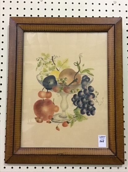 Framed Still LIfe Fruit Print (Un-signed)