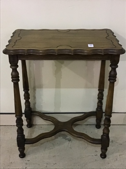 Sm. Wood Occasional Table (29 Inches Tall X 2 Ft