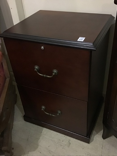 Wood Two Drawer File Cabinet (Pick up only)