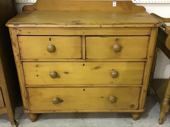 Nice Eastern Primitive Four Drawer Dresser