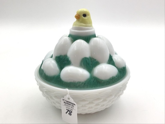 Vintage West Moreland Figural Pile of Eggs