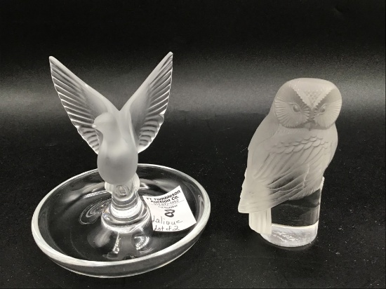 Lot of 2 Lalique France Pieces Including