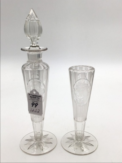Lot of 2 Matching Design Pieces Including