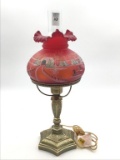 Fenton Electrified Christmas Lamp-The Way Home