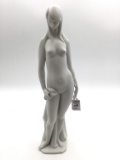 Lg. 18 Inch Retired  Lladro Nude Women Porcelain