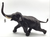 Lg. Metal Elephant Sculpture w/ Removable
