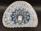 Fenton Coin Dot Opalescent Bowl