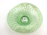 Jefferson Green Swirling Maze Bowl