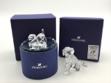 Lot of 2 Swarovski Including Lab Mother Dog