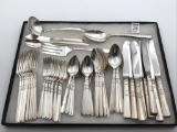 Set of 1881 Rogers Silver plate Oneida Flatware