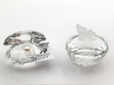 Lot of 2 Swarovski Pieces Including Crystal