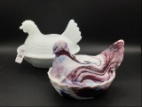 Lot of 2 Chicken on the Nest Including