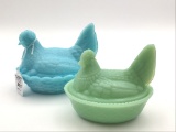 Lot of 2 Vintage  Chicken on the Nests Including