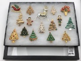 Jewelry Collection of Various Christmas