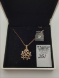 Swarovski Crystal Snowflake Star Necklace