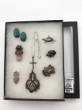Group of Sterling Silver Jewelry Including