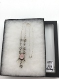 Sterling Silver & Crystal Necklace
