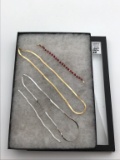 Lot of 4 Including 10 K Mexico Bracelet, 14K