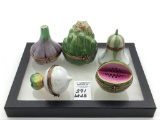 Lot of 5 Limoge France Decorative Porcelain