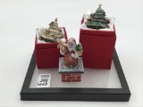 Lot of 3 Christmas Design Jeweled