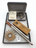 Group of Various Ring Sizers, Ring Cutter & Ring