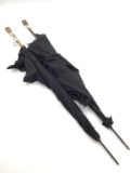 Lot of 2 Ladies Vintage Umbrellas-One
