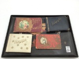 Lot of 5 Including 4 Vintage Autograph Books