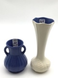 Lot of 2 Pottery Pieces Including 10 Inch