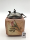 Vintage Mt. Washington Floral Design Biscuit
