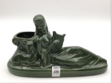 Dark Green Redwing Figural Planter