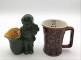 Lot of 2 Pottery Pieces Including Hamms