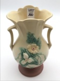 Hull Art Pottery Dbl Handled Vase