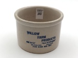 Willow Farm Products Butter Crock
