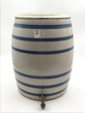 Lg. Blue Banded Beverage Serving Stoneware