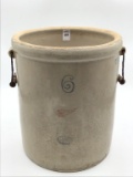 6 Gal Stoneware Crock Front Marked Redwing